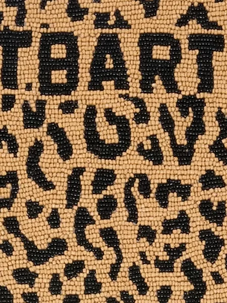 Geantă plic Mc2 Saint Barth cu imagine cu model leopard