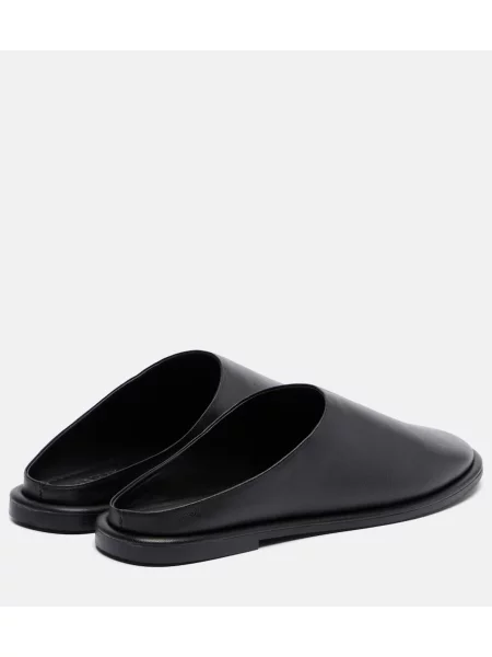Papuci tip mules A.emery din piele negru