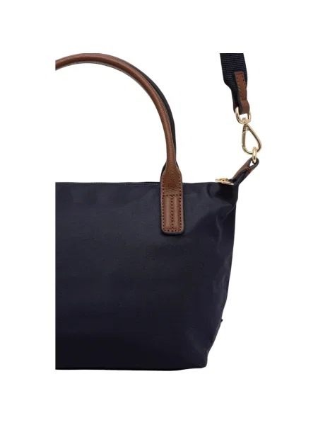 Tommy Hilfiger Geantă pe umăr POPETTE cu adaos de piele albastru
