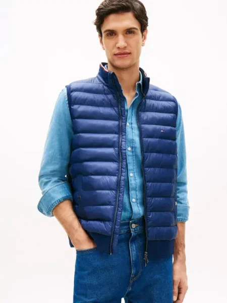 Tommy Hilfiger Szteppelt mellény kék