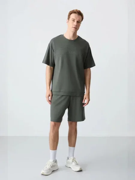 Tommy Life Športna trenirka kaki