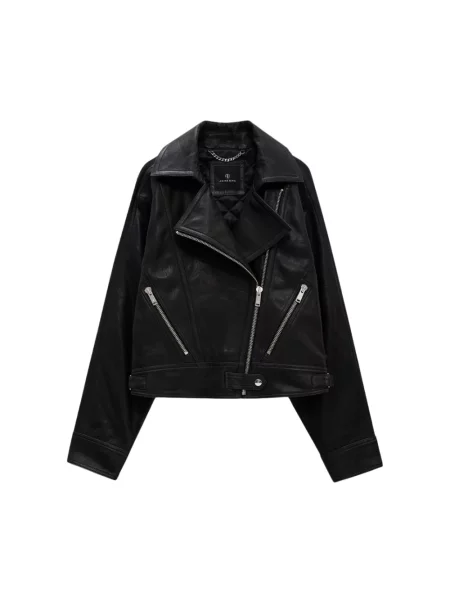 Kurtka skórzana Anine Bing czarna