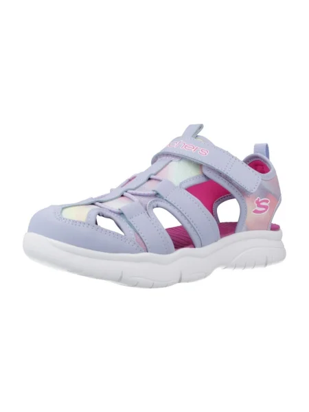 Sandále Skechers fialová
