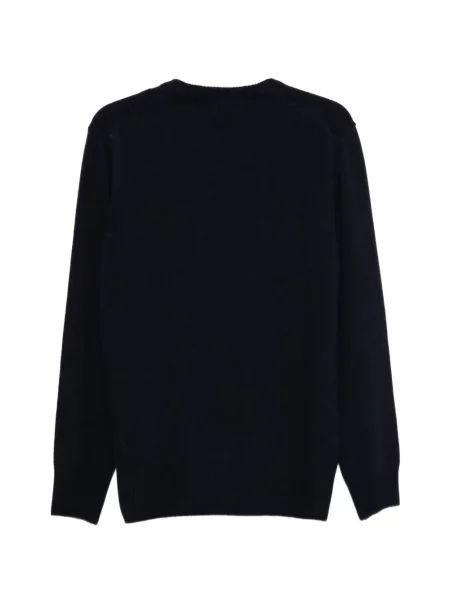 Pulover Mc2 Saint Barth cu broderie albastru