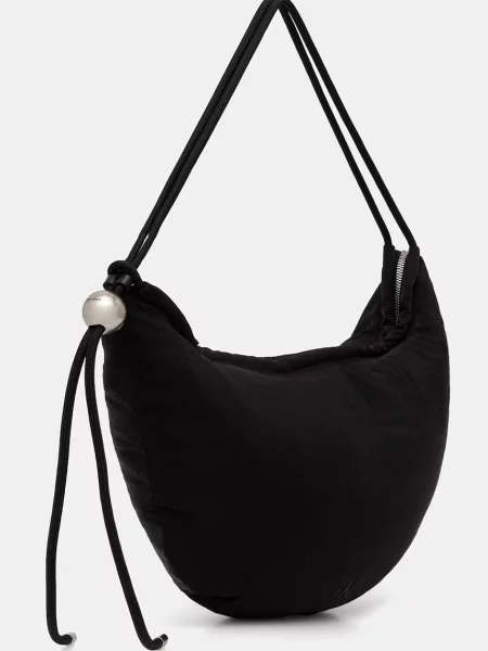 Geantă Calvin Klein Cord Small Hobo Bag negru