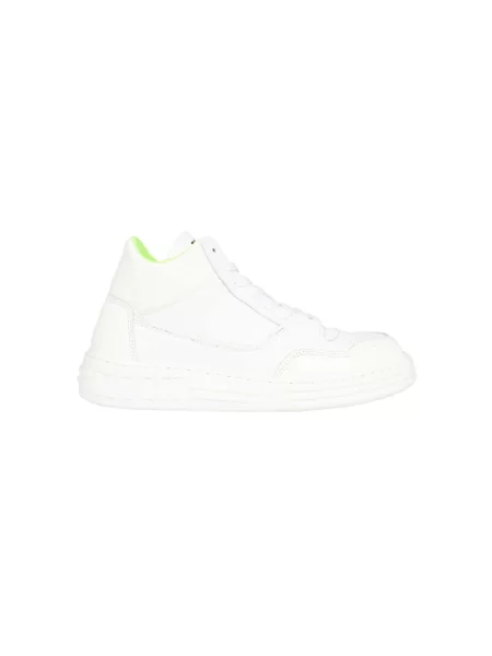 Sneakersy Msgm skórzane białe