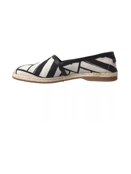 Espadryle Dolce And Gabbana skórzane czarne