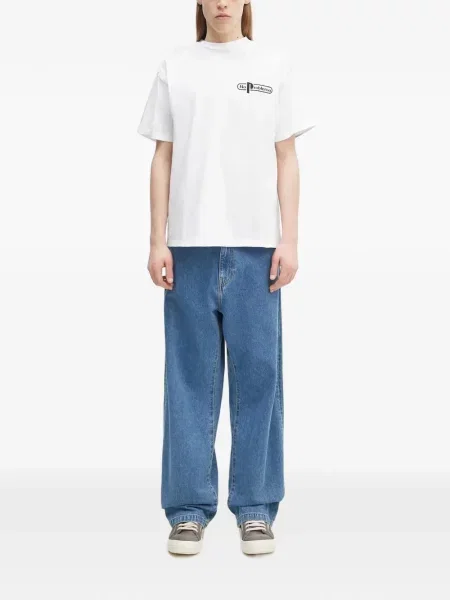 Tricou No Problemo cu imagine alb