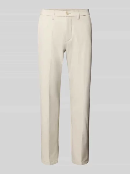 Spodnie o kroju slim fit z trokami model ‘T_COMMUTER’ Boss Green