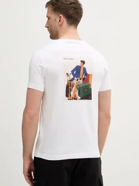 Trussardi tricou din alb