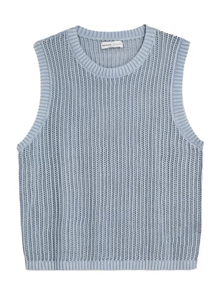 Bershka Majica svetlo modra