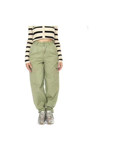 Spodnie Carhartt Wip zwężane zielone