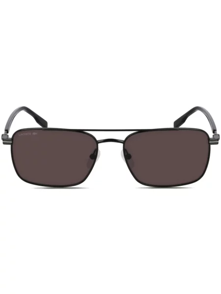 Ochelari de soare Lacoste cu imprimeu geometric negru
