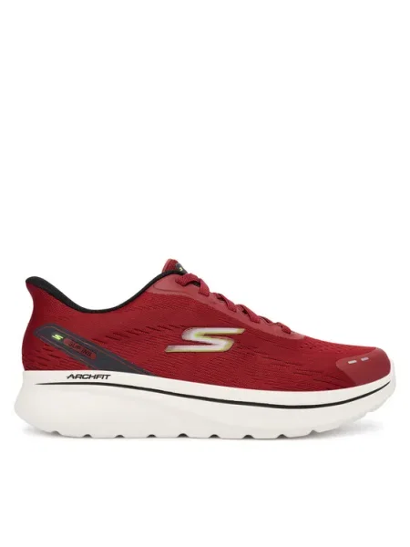 Sportcipők Skechers Go Walk Arch Fit N-Joy DKRD Bordó piros