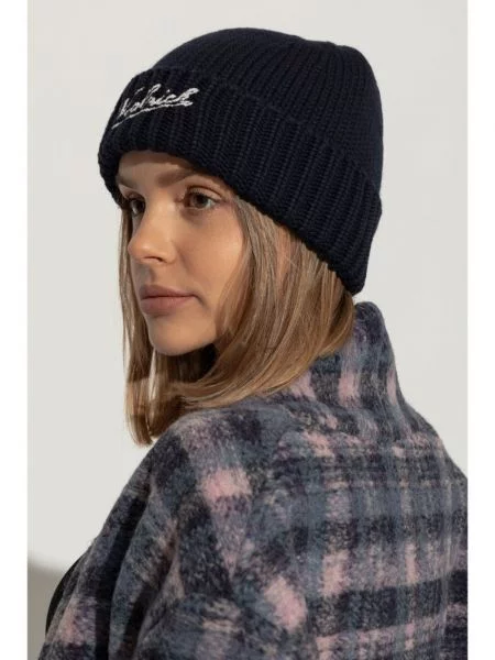Kepurė Woolrich mėlyna