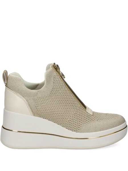 Sneakerși Michael Michael Kors cu cataramă cu platformă maro