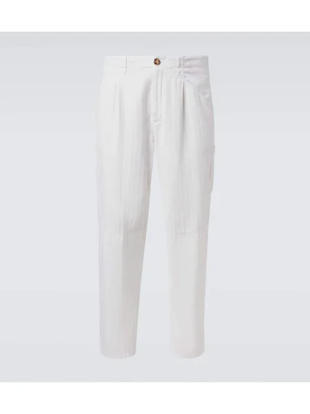 Kalhoty Brunello Cucinelli bílé