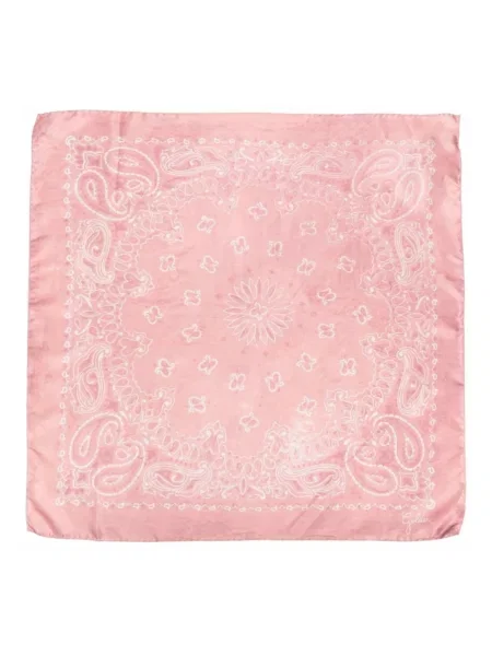 Szal Golden Goose z wzorem paisley różowa