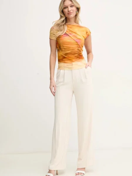 Блузка Pinko візерунок помаранчевий