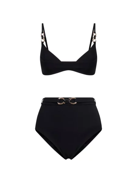 Cu centură bikini Zimmermann negru