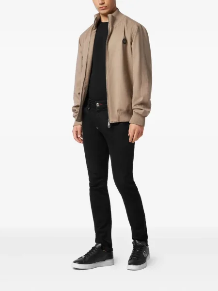 Geacă Philipp Plein maro