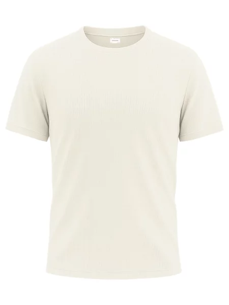 Antargo Tričko Waffle T-Shirt vlny bílé