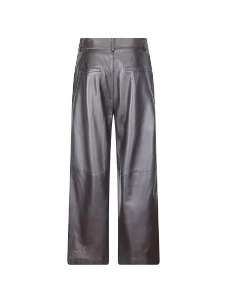 Pantaloni P.a.r.o.s.h. din piele maro