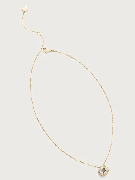 Guess ogrlica z obeskom 4G SUPREME