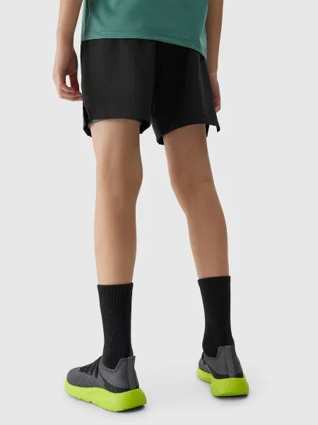 Pantaloni scurți de sport copii 4f negru