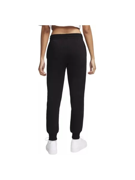 Spodnie Nike Sportswear Phoenix Fleece Mid-Rise black/sail czarne