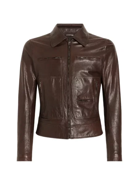 Geanta de piele Dolce & Gabbana maro
