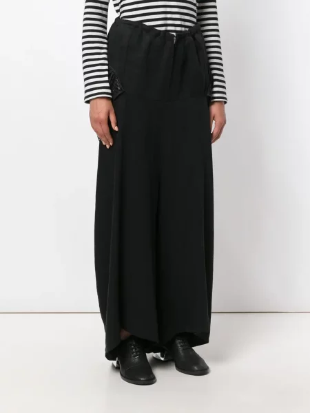 Kalhoty Yohji Yamamoto Pre-owned černé