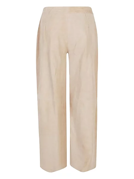 Pantaloni Via Masini 80 din piele de căprioară