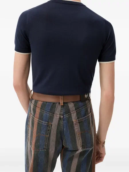 Tricou Versace de lână albastru