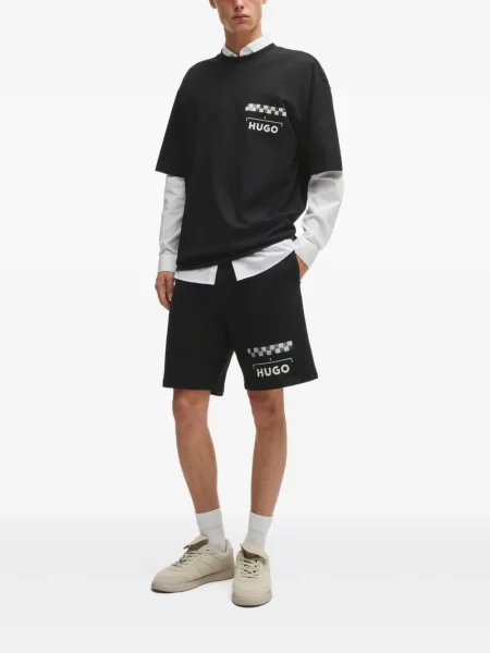 Tricou Hugo cu imagine negru