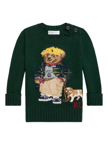 Sweter dziecięcy Polo Ralph Lauren zielony