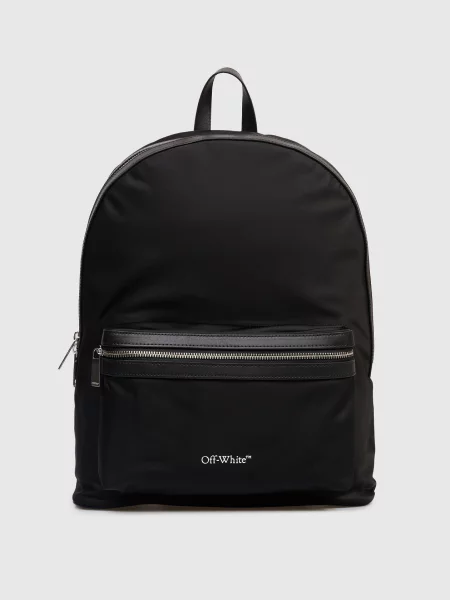 Рюкзак з контрастним логотипом Off-white чорний