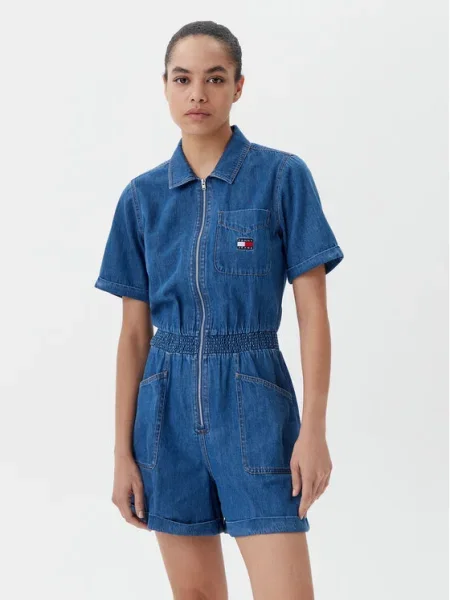 Tommy Jeans Salopetă albastru