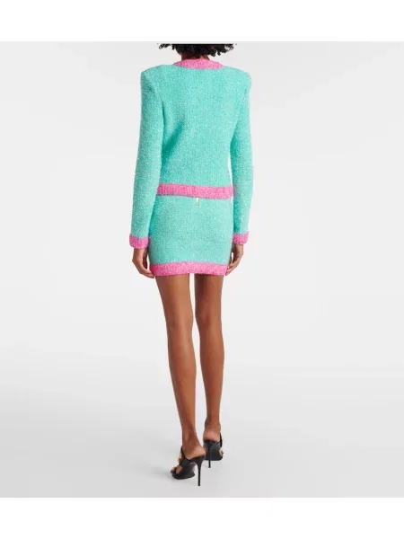 Pletené sukně Balmain růžové