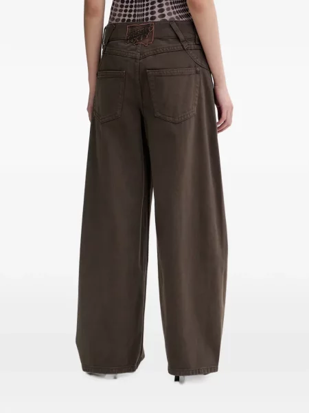 Blugi cu picior larg Miss Sixty maro
