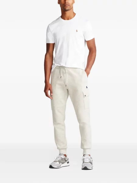 Хавлиени препасан карирана риза Polo Ralph Lauren синьо
