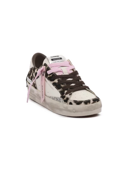 Sneakerși Crime London alb