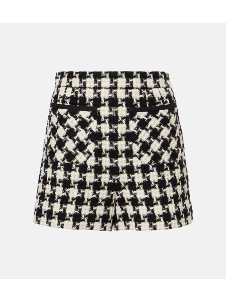 Szorty Valentino tweedowe białe