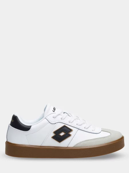 Замшевые кеды Lotto белые