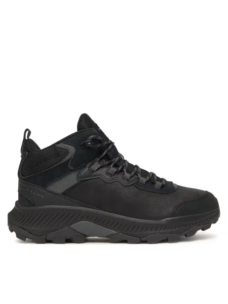 Merrell Трекінгові черевики Speed Strike 2 Leather Mid Waterproof чорний