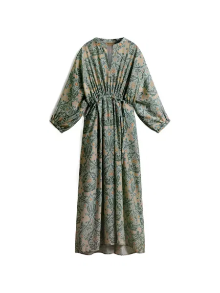 Rochie midi Woolrich cu model floral verde