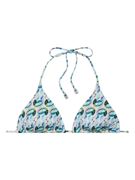 Bikiny Tory Burch s potiskem modré