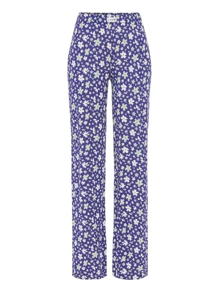 LSCN by LASCANA Spodnji del pižame indigo / pastelno zelena / naravno bela