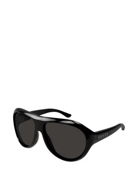 Ochelari de soare Gucci Eyewear cu autograf negru