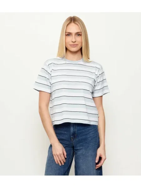 Guess Jeans Tricou | Cropped Fit albastru
